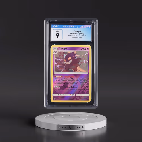 2019 Unbroken Bonds #70/214 Gengar - Reverse Holo (CGC 9 MINT)