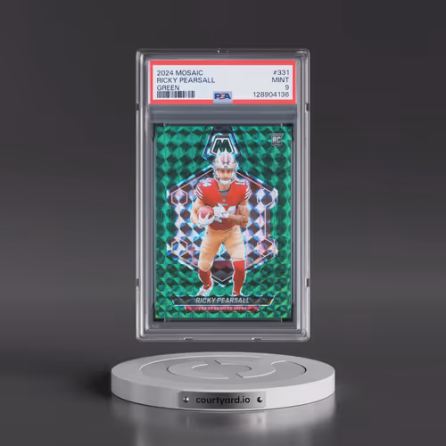 2024 Panini Mosaic #331 Ricky Pearsall - Green (PSA 9 MINT)