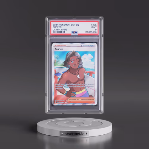 2024 Pokémon Ssp EN-Surging Sparks #235 Surfer - Ultra Rare (PSA 9 MINT)
