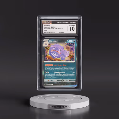 2023 Scarlet & Violet 151 - MEW EN #110/165 Weezing - Holo (CGC 10 GEM MINT)