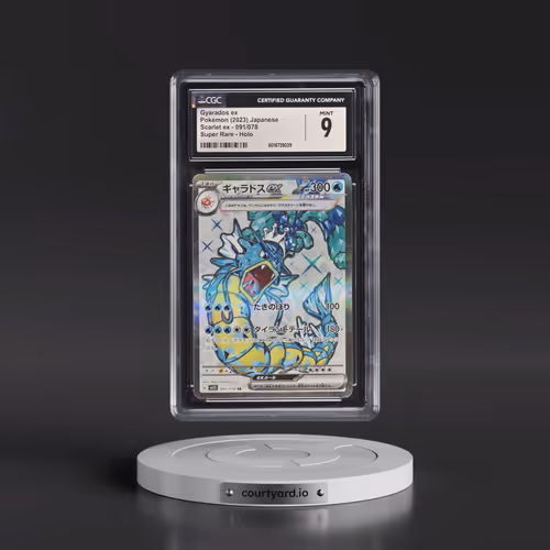 2023 Scarlet ex #091/078 Gyarados ex - Super Rare Holo (CGC 9 MINT)