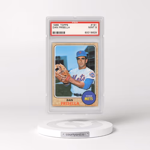 1968 Topps #191 Dan Frisella (PSA 9 MINT)