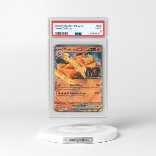 2023 Pokémon Mew EN-151 #006 Charizard EX - Holo (PSA 9 MINT)