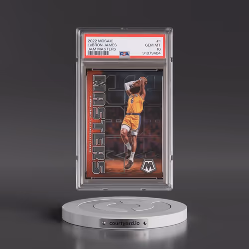 2022 Panini Mosaic Jam Masters #1 LeBron James (PSA 10 GEM MINT)
