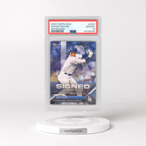 2023 Topps Now Offseason #OS21 Shohei Ohtani (PSA 10 GEM MINT)