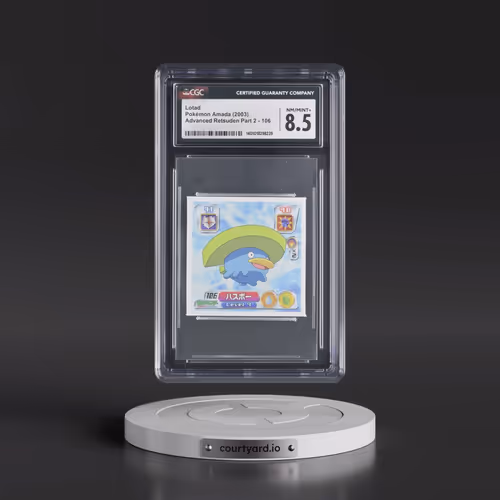 2003 Seal Retsuden 2 (2003 Amada)(AG) #106 Lotad (CGC 8.5 NM-MT+)