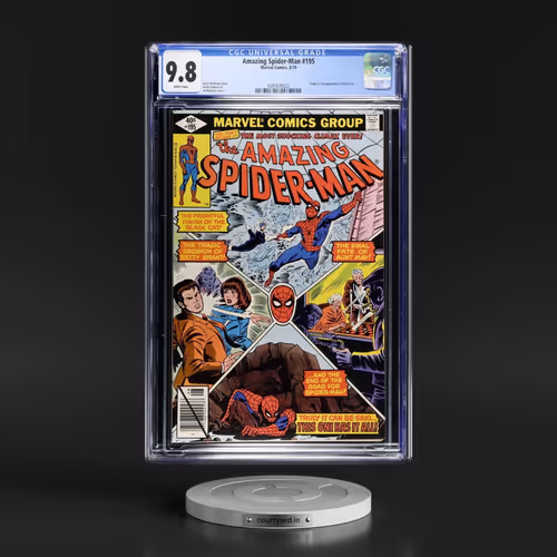 Amazing Spider-Man #195 CGC 9.8 White Pages (Marvel Comics, 8/79)