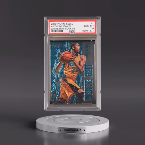 2012 Panini Select Hot Rookies #1 Anthony Davis - White Hot (PSA 10 GEM MINT)