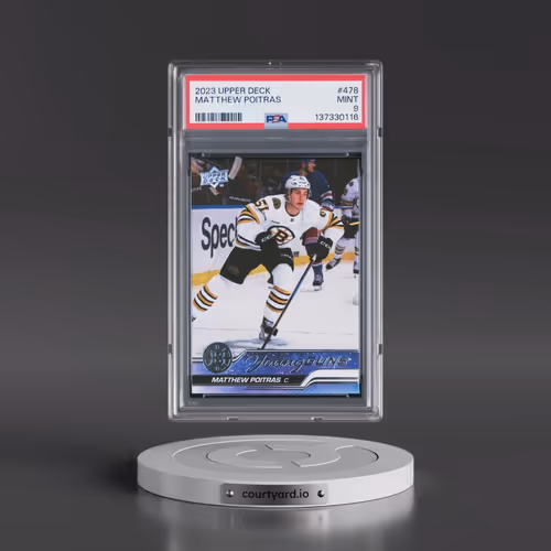 2023 Upper Deck #478 Matthew Poitras (PSA 9 MINT)