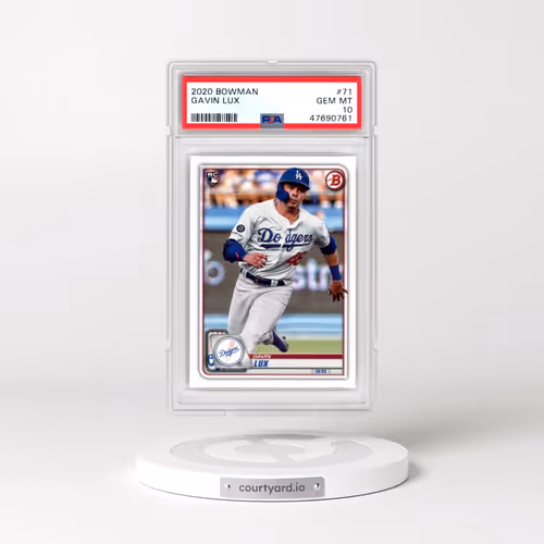 2020 Bowman #71 Gavin Lux (PSA 10 GEM MINT)