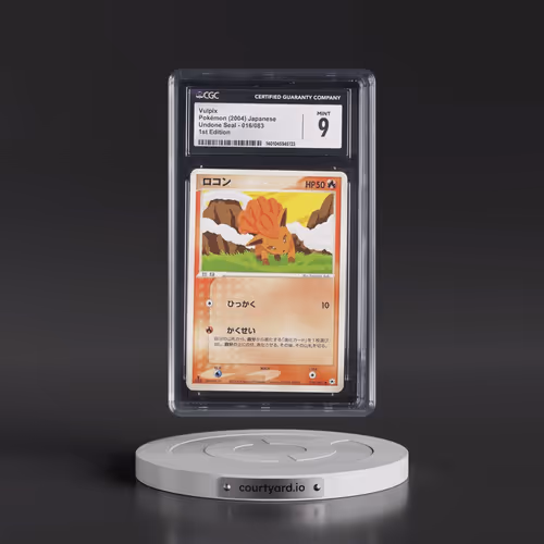 2004 Undone Seal #016/083 Vulpix - 1st Edition (CGC 9 MINT)