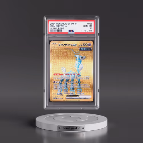 2024 Pokémon Sv5m-Cyber Judge #099 Iron Crown EX - Holo Ultra Rare (PSA 10 GEM MINT)