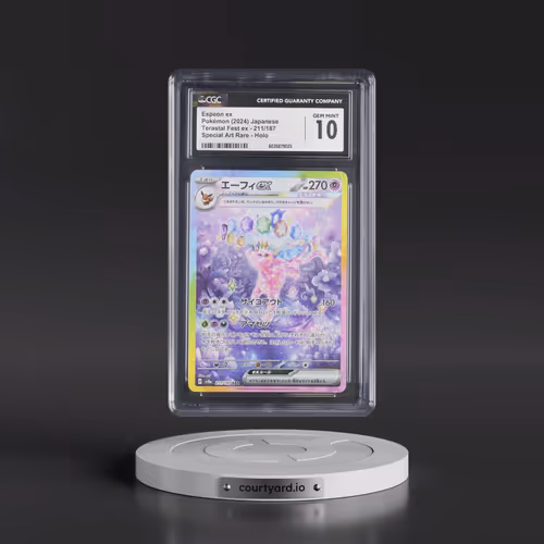 2024 High Class Pack: Terastal Fest ex - sv8a #211/187 Espeon ex - Special Art Rare Holo (CGC 10 GEM