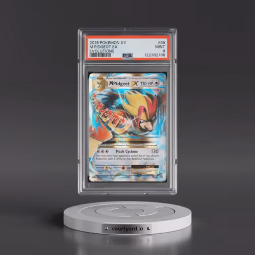 2016 Pokémon XY Evolutions #65 M Pidgeot EX - Holo (PSA 9 MINT)