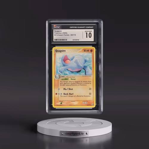 2005 EX Unseen Forces #44/115 Quagsire (CGC 10 GEM MINT)