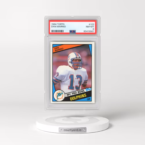 1984 Topps #123 Dan Marino (PSA 8 NM-MT)