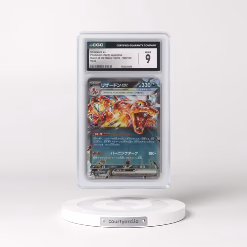 2023 Ruler of the Black Flame #066/108 Charizard ex - Holo (CGC 9 MINT)