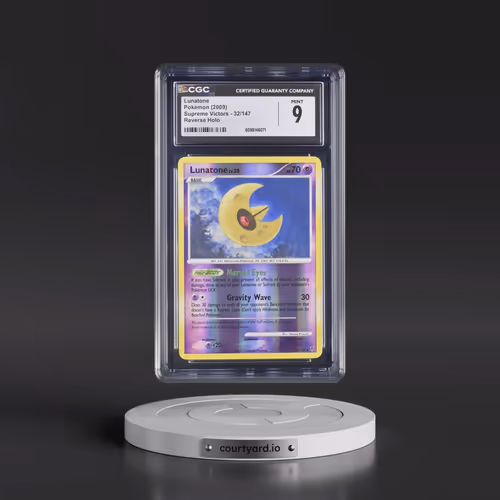 2009 Supreme Victors #32/147 Lunatone - Reverse Holo (CGC 9 MINT)