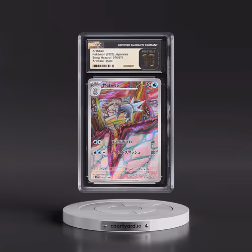 2023 Pokémon Sv2p-Snow Hazard #076 Arctibax - Art Rare (CGC 10 PRISTINE)