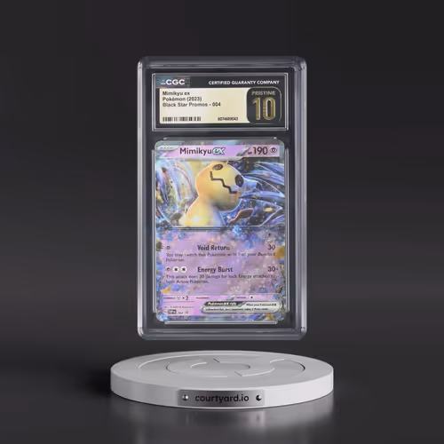 2023 Pokémon Svp EN-SV Black Star Promo #004 Mimikyu EX - Holo Mimikyu EX Sealed Product Promo (CGC