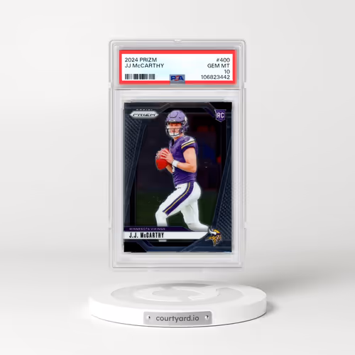 2024 Panini Prizm #400 JJ McCarthy (PSA 10 GEM MINT)