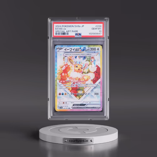 2024 Pokémon Sv8a-Terastal Fest EX #224 Eevee EX - Holo Special Art Rare (PSA 10 GEM MINT)