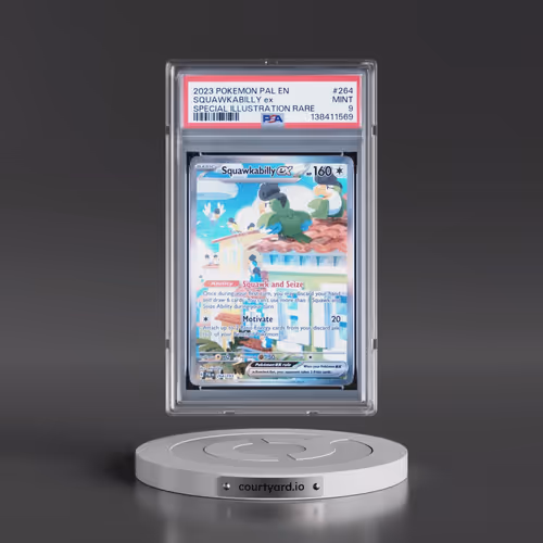 2023 Pokémon Pal EN-Paldea Evolved #264 Squawkabilly EX - Holo Special Illustration Rare (PSA 9 MINT