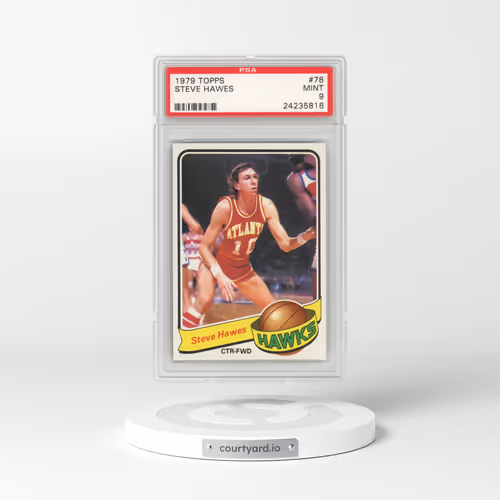 1979 Topps #78 Steve Hawes (PSA 9 MINT)