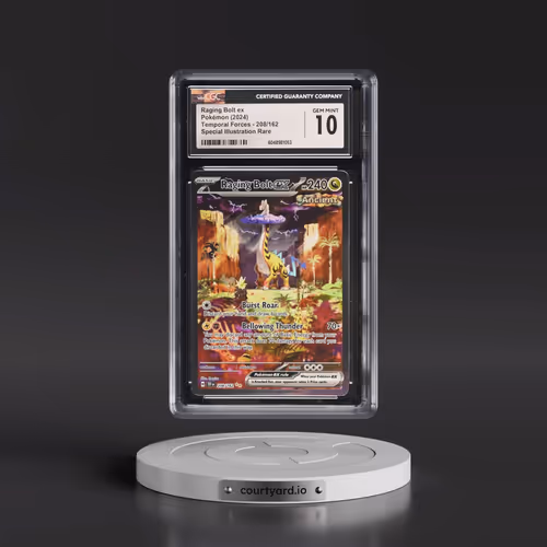 2023 Temporal Forces - TEF EN #208/162 Raging Bolt ex - Special Illustration Rare (Holo) (CGC 10 GEM