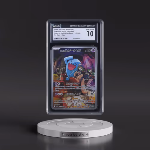 2025 Glory of the Rocket Gang - sv10 #103/098 Team Rocket's Wobbuffet - Art Rare Holo (CGC 10 GEM MI