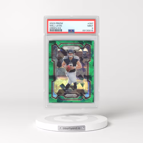 2023 Panini Prizm #397 Will Levis - Green Ice (PSA 9 MINT)
