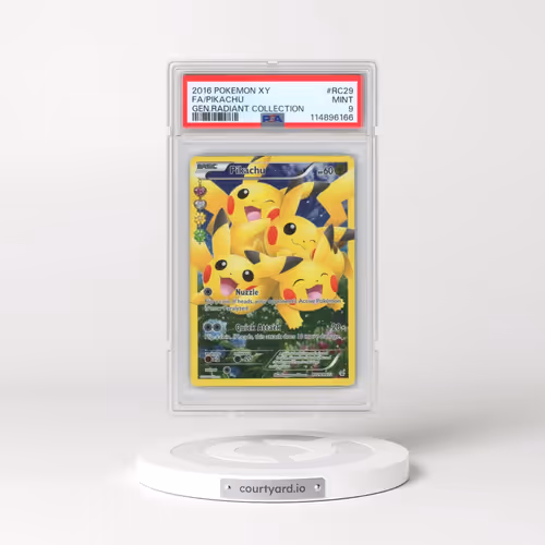 2016 Pokémon XY Generations Radiant Collection #RC29 Pikachu - Full Art (PSA 9 MINT)