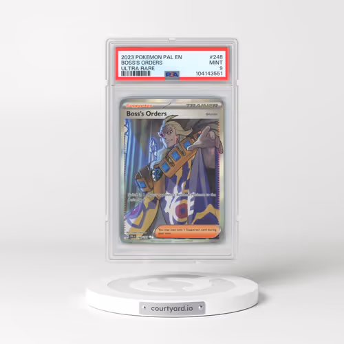 2023 Pokémon Pal EN-Paldea Evolved #248 Boss's Orders - Ultra Rare (PSA 9 MINT)
