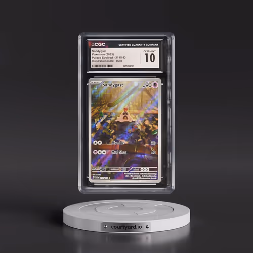2023 Paldea Evolved - PAL EN #214/193 Sandygast - Illustration Rare Holo (CGC 10 GEM MINT)
