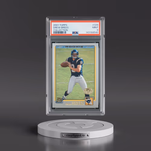2001 Topps #328 Drew Brees - Collection (PSA 9 MINT)