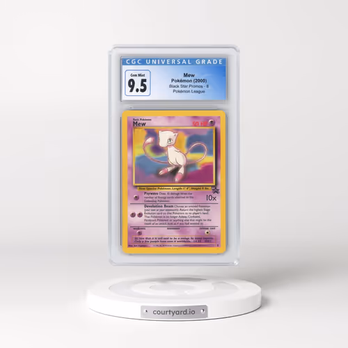 1999 Black Star Promos #8 Mew - Pokémon League (CGC 10 GEM MINT)
