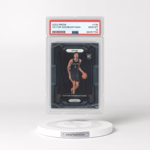 2023 Panini Prizm #136 Victor Wembanyama (PSA 10 GEM MINT)