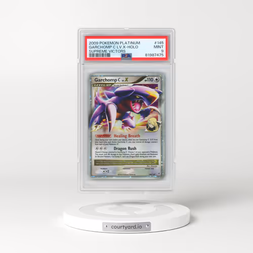 2009 Pokémon Platinum Supreme Victors #145 Garchomp C LV.X - Holo (PSA 9 MINT)