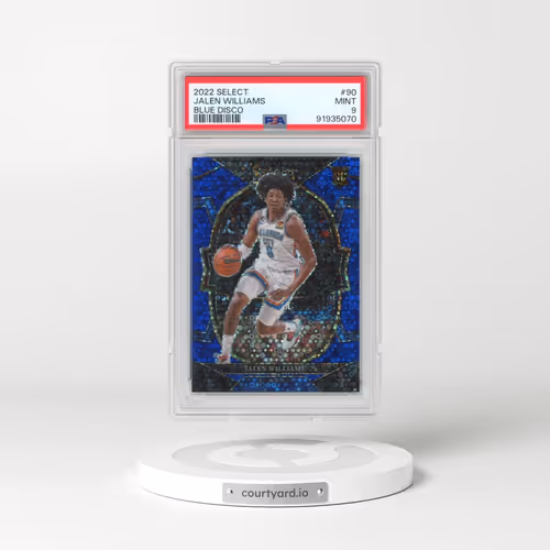 2022 Panini Select #90 Jalen Williams - Blue Disco (PSA 9 MINT)