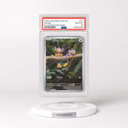 2023 Pokémon Par EN-Paradox Rift #211 Aipom - Illustration Rare (PSA 10 GEM MINT)