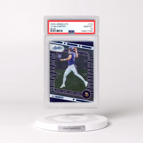 2024 Panini Absolute #110 JJ McCarthy - Blue (PSA 10 GEM MINT)