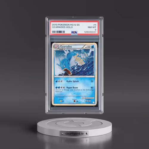 2010 Pokémon Heartgold & Soulsilver #4 Gyarados - Holo (PSA 8 NM-MT)