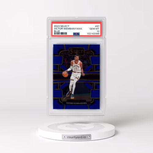 2023 Panini Select #87 Victor Wembanyama - Blue (PSA 10 GEM MINT)