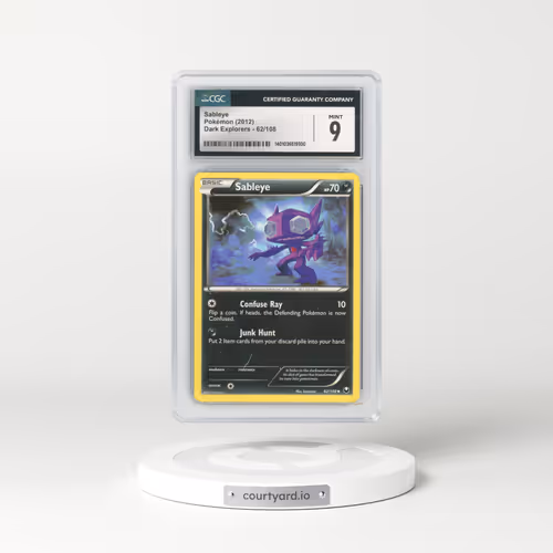 2012 Dark Explorers #62/108 Sableye (CGC 9 MINT)