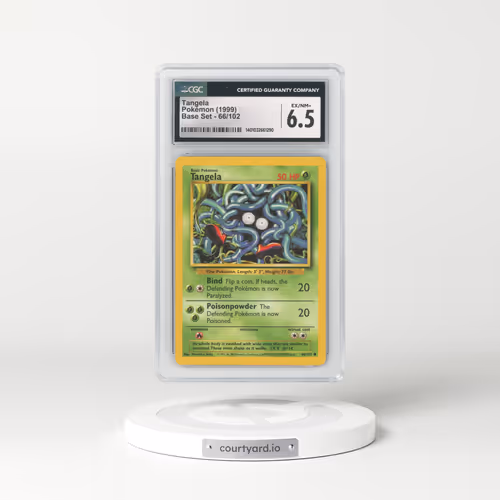 1999 Base Set #66 Tangela (CGC 6.5 EX-NM+)