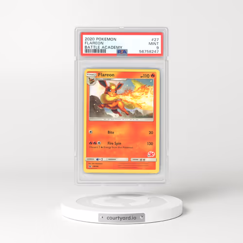 2020 Battle Academy #27 Flareon (PSA 9 MINT)