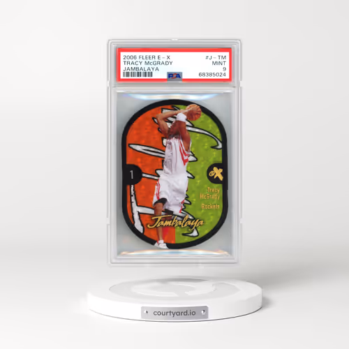 2006 Fleer E-X Jambalaya #JTM Tracy McGrady (PSA 9 MINT)
