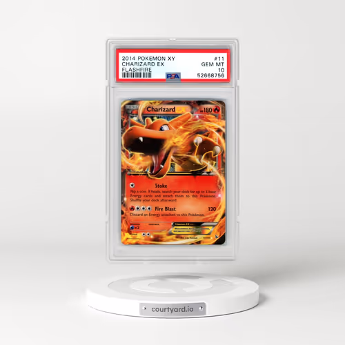 2014 Pokémon XY Flashfire #11 Charizard EX - Holo (PSA 10 GEM MINT)