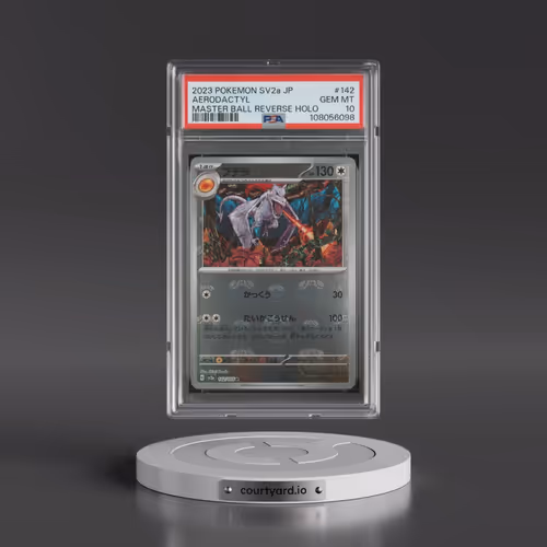 2023 Pokémon Sv2a-Pokemon 151 #142 Aerodactyl - Reverse Holo Master Ball (PSA 10 GEM MINT)