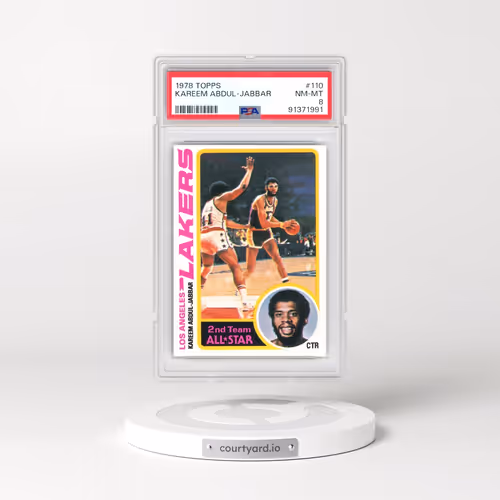 1978 Topps #110 Kareem Abdul-Jabbar (PSA 8 NM-MT)